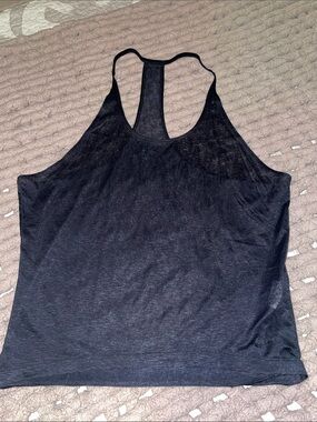 Nike Sheer Black Racerback T-back Tank Workout Top